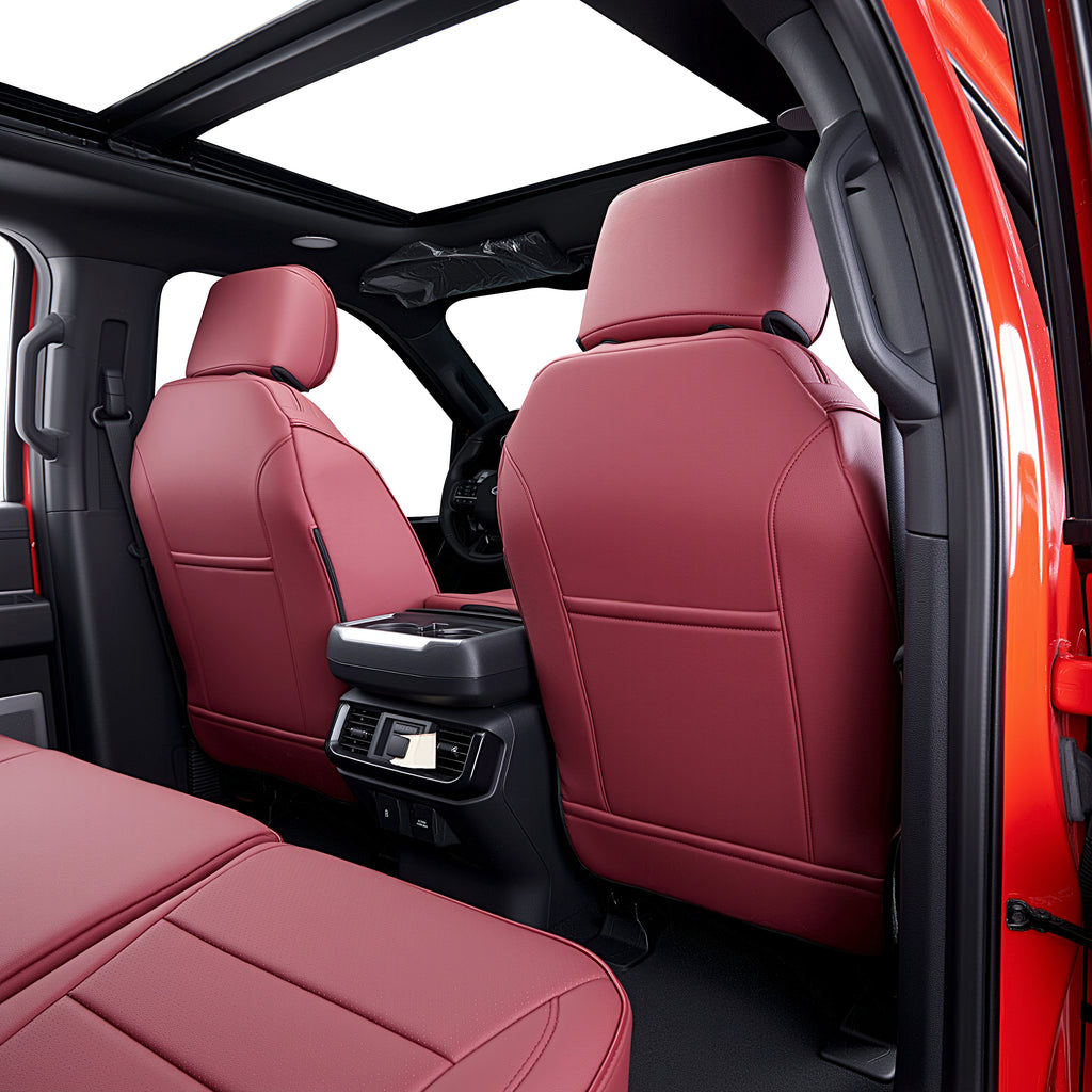 Ford F150 Seat Covers|Custom-fit Leatherette|2012-2014|CustomCover