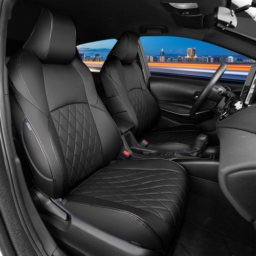 Corolla Car Seat Covers|Custom-fit Leatherette|2014-2026|CustomCover