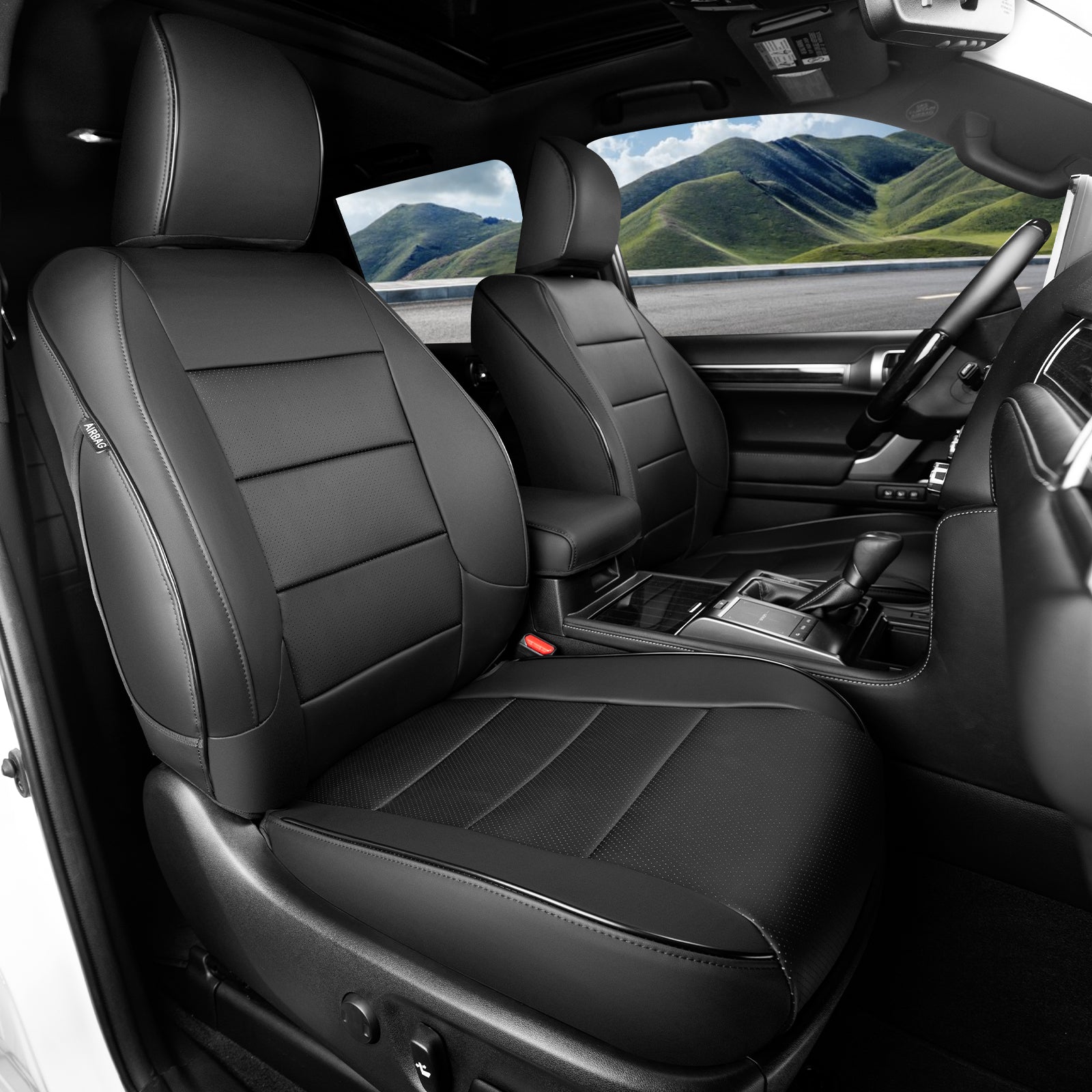 GX460/GX550 Seat Covers|Custom-fit Leatherette|2012-2024|CustomCover