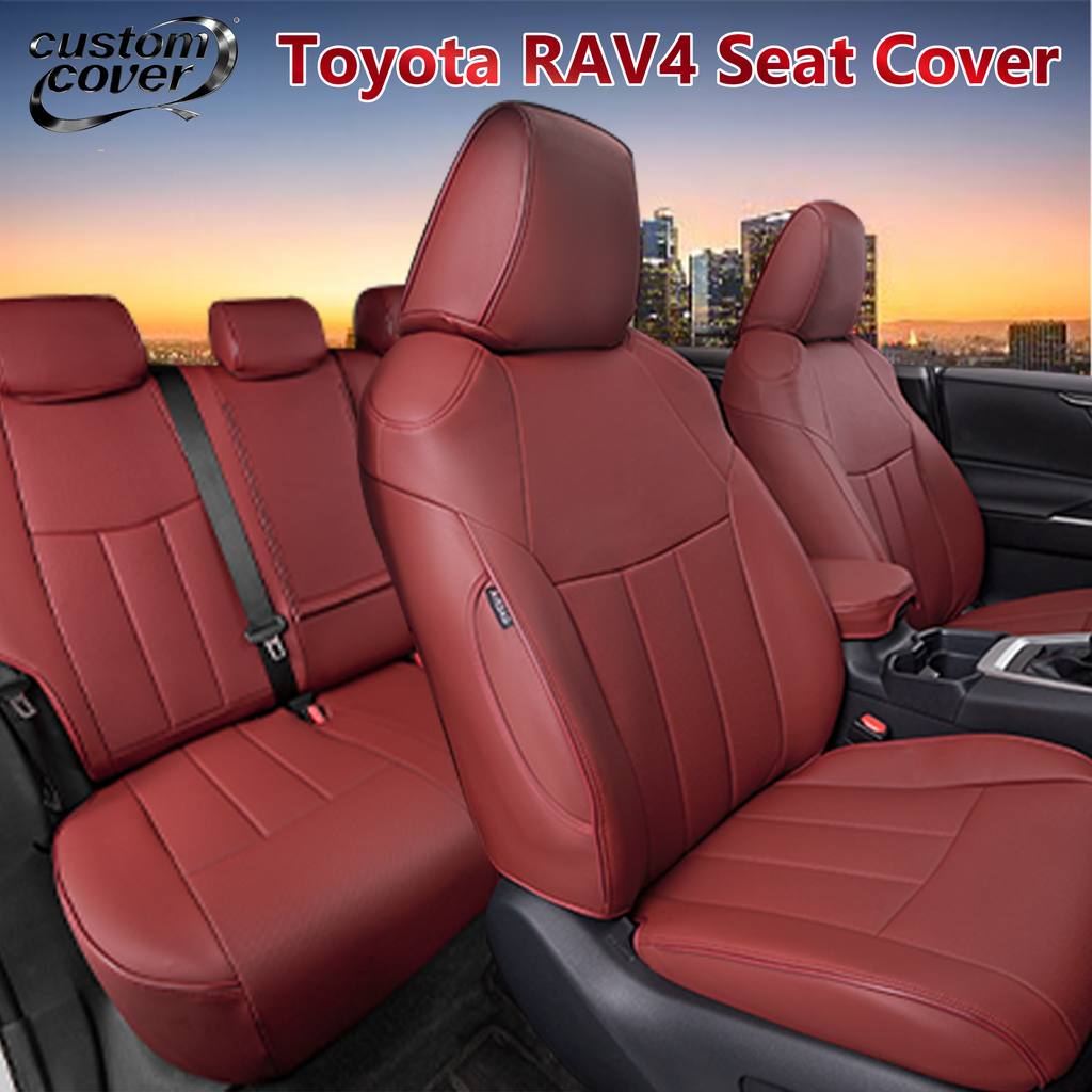 Rav4 Seat Covers|Custom-fit Leatherette|2013-2025|CustomCover