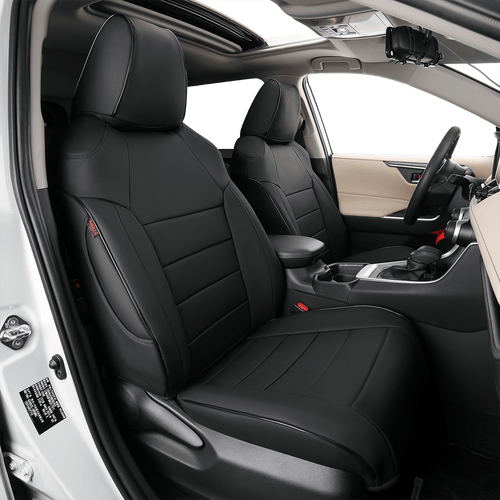2007-2024 BMW X5 Seat Covers Black Custom Fit Leatherette