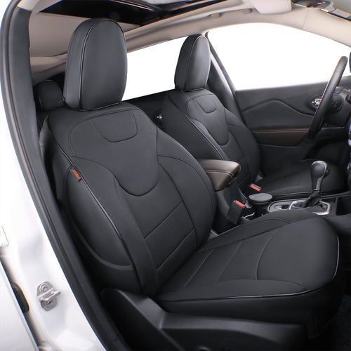 2007-2024 BMW X5 Seat Covers Black Custom Fit Leatherette