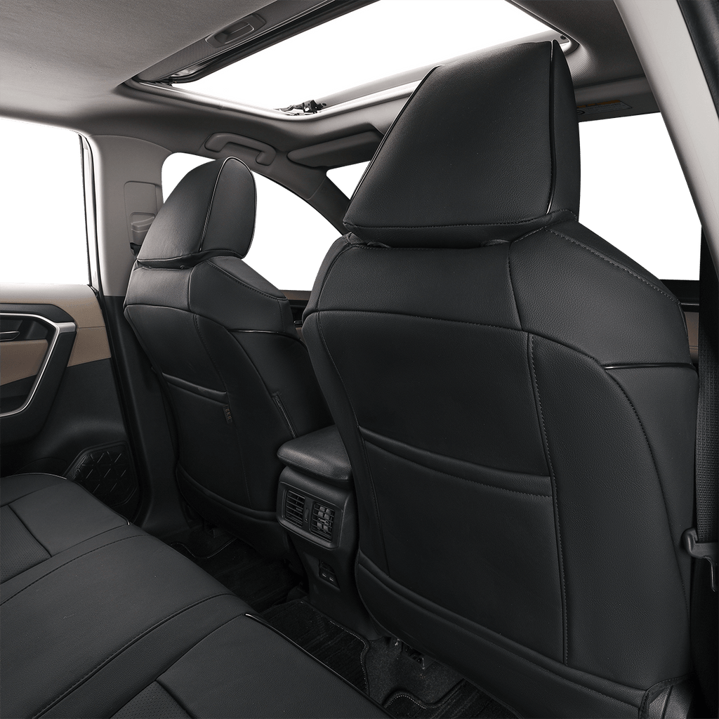 2007-2024 BMW X5 Seat Covers Black Custom Fit Leatherette