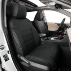 2007-2024 BMW X5 Seat Covers Black Custom Fit Leatherette