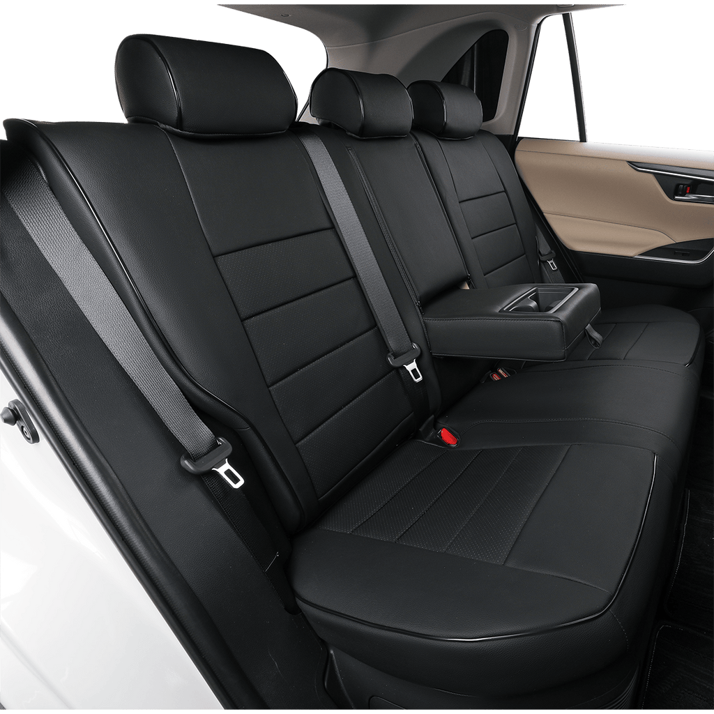 2007-2024 BMW X5 Seat Covers Black Custom Fit Leatherette