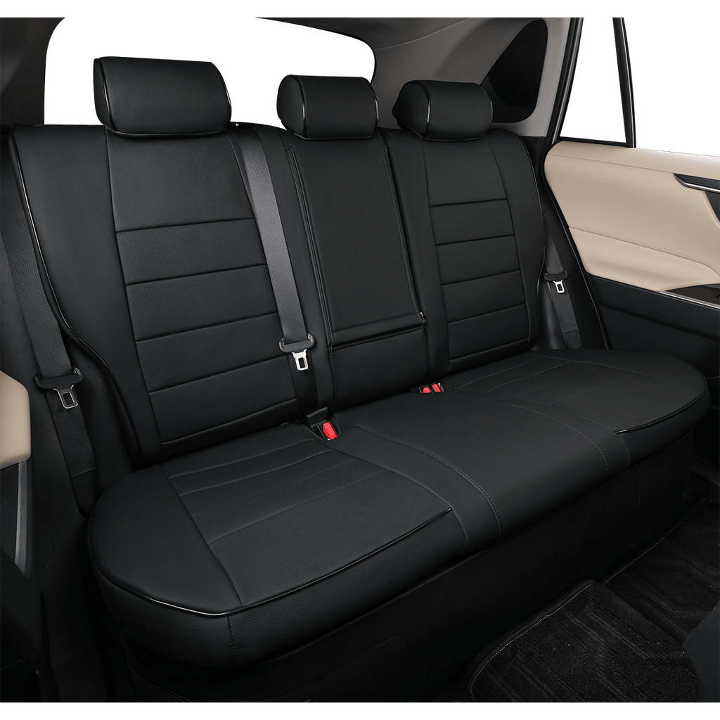 2007-2024 BMW X5 Seat Covers Black Custom Fit Leatherette