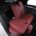 2011-2024 Honda Civic Seat Covers Burgundy Custom Fit Leatherette