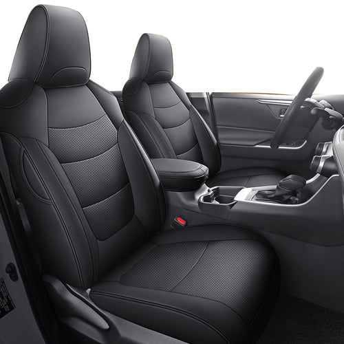 2014-2021 Mazda 6 Seat Covers Black Custom Fit Leatherette