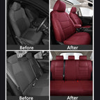 2014-2021 Mazda 6 Seat Covers Burgundy Custom Fit Leatherette