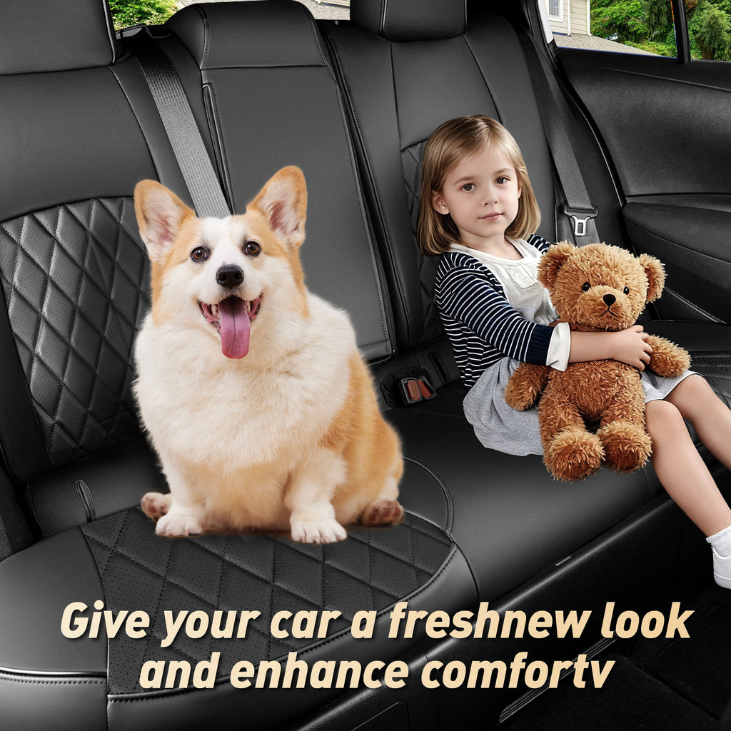Corolla Car Seat Covers|Custom-fit Leatherette|2014-2026|CustomCover