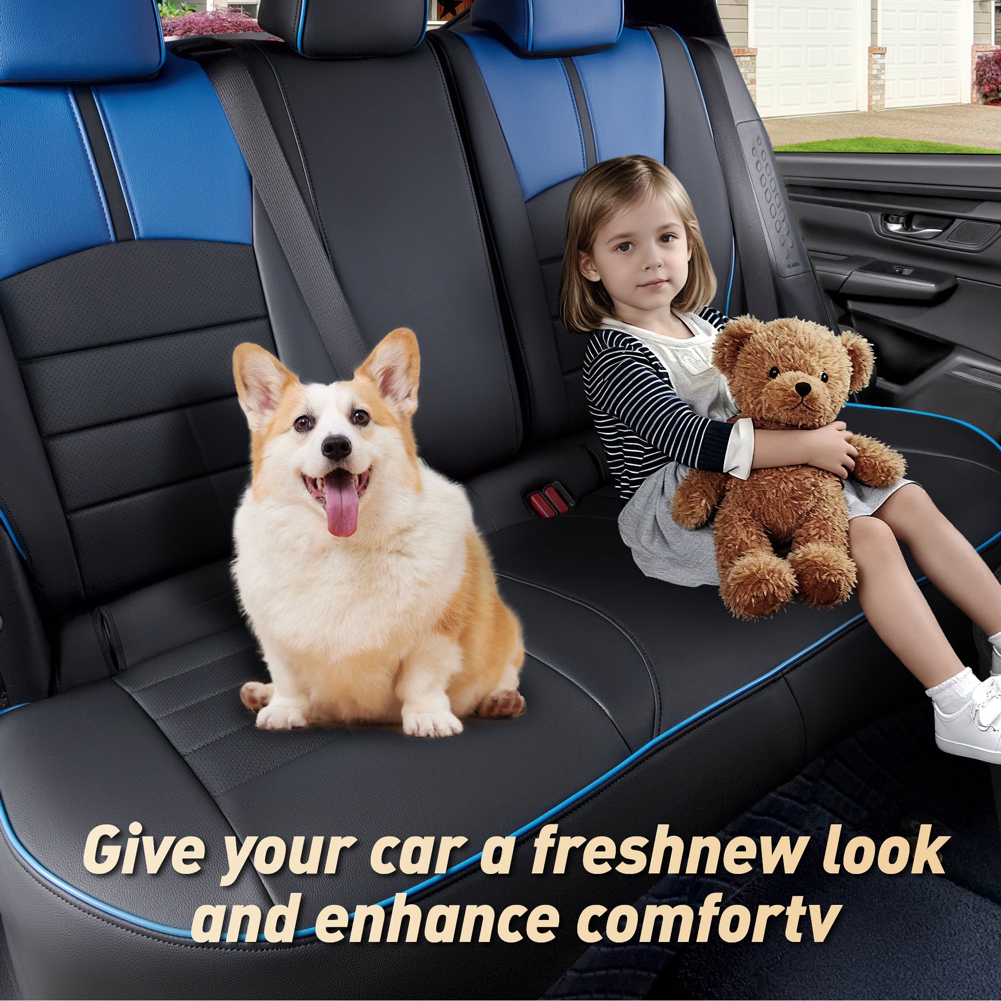 CHR Seat Covers|Custom-fit Leatherette|2018-2024|CustomCover