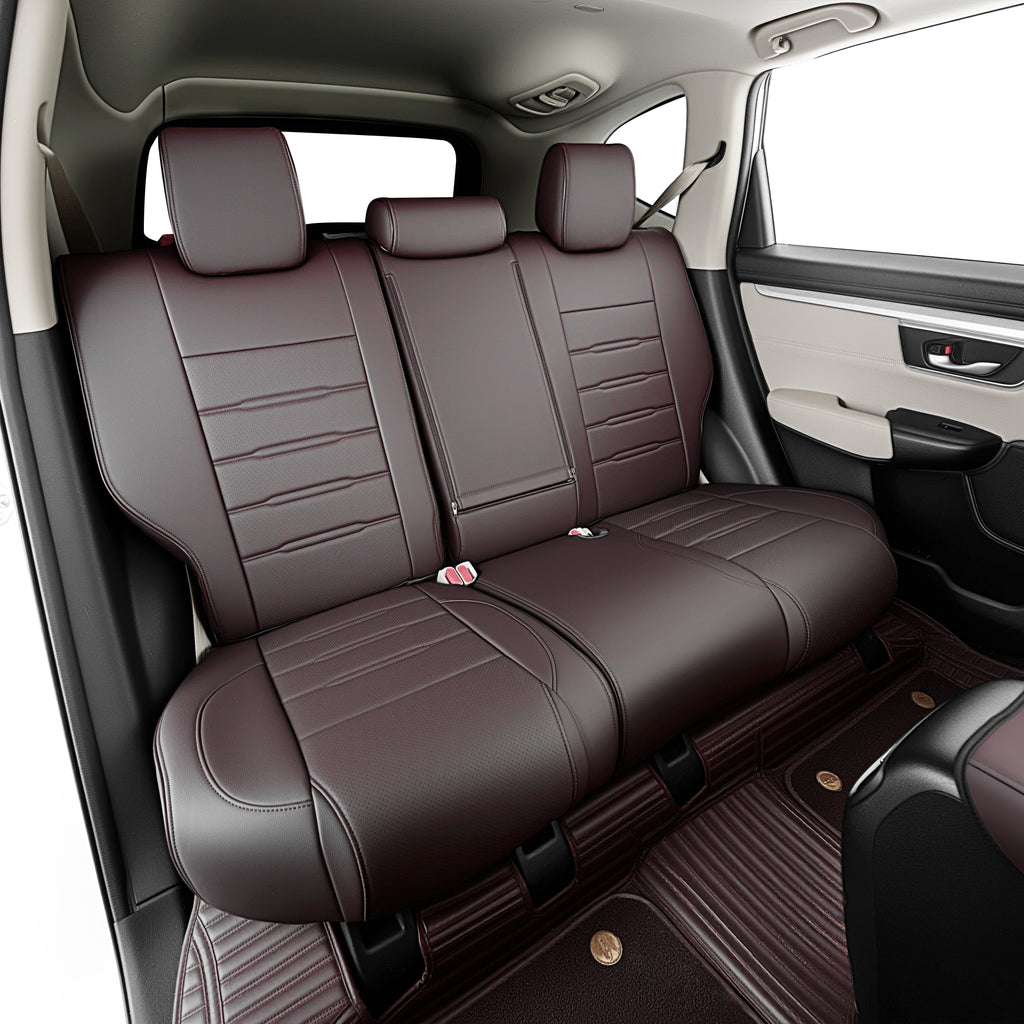 CRV Car Seat Covers|Custom-fit Leatherette|2012-2026|CustomCover