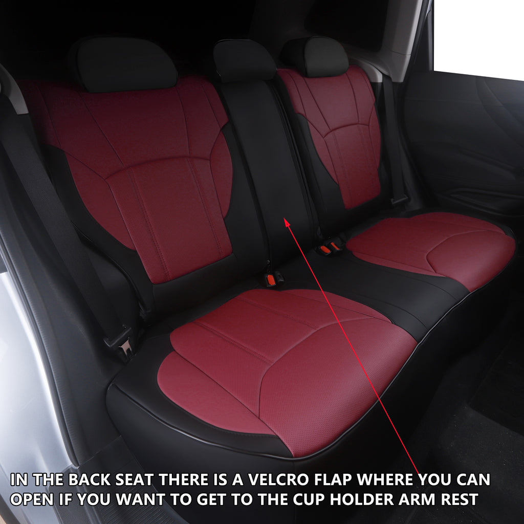 Crosstrek Seat Covers|Custom-fit Leatherette|2013-2025|CustomCover