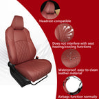 Corolla Car Seat Covers|Custom-fit Leatherette|2014-2026|CustomCover
