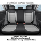 Tacoma Seat Covers|Custom-fit Leatherette|2016-2025|CustomCover