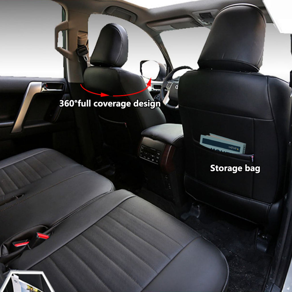 4Runner Seat Covers|Custom-fit Leatherette|2011-2024|CustomCover