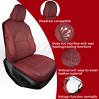 Camry Seat Covers|Custom-fit Leatherette|2018-2025|CustomCover
