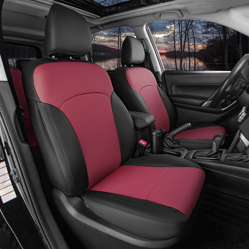 Forester Seat Covers|Custom-fit Leatherette|2014-2024|CustomCover