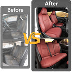 Corolla Car Seat Covers|Custom-fit Leatherette|2014-2026|CustomCover