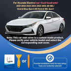 Hyundai Elantra Seat Covers | Custom-fit Leatherette | 2021-2026