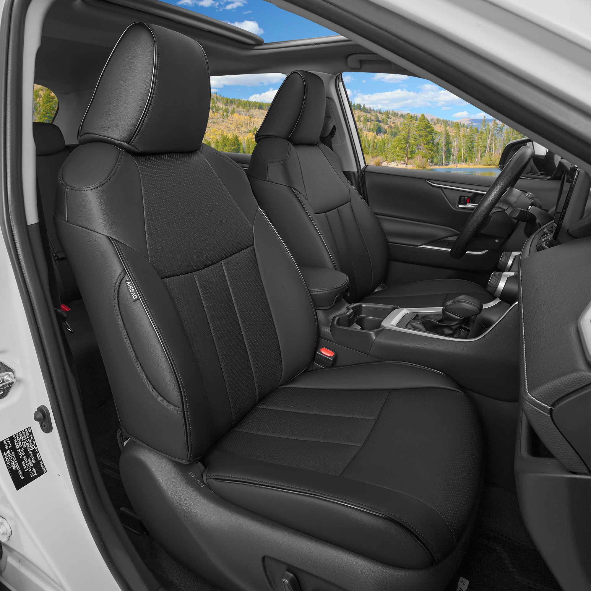 Cadillac Seat Covers|Custom-fit Leatherette|CustomCover