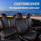 Hyundai Elantra Seat Covers | Custom-fit Leatherette | 2021-2026