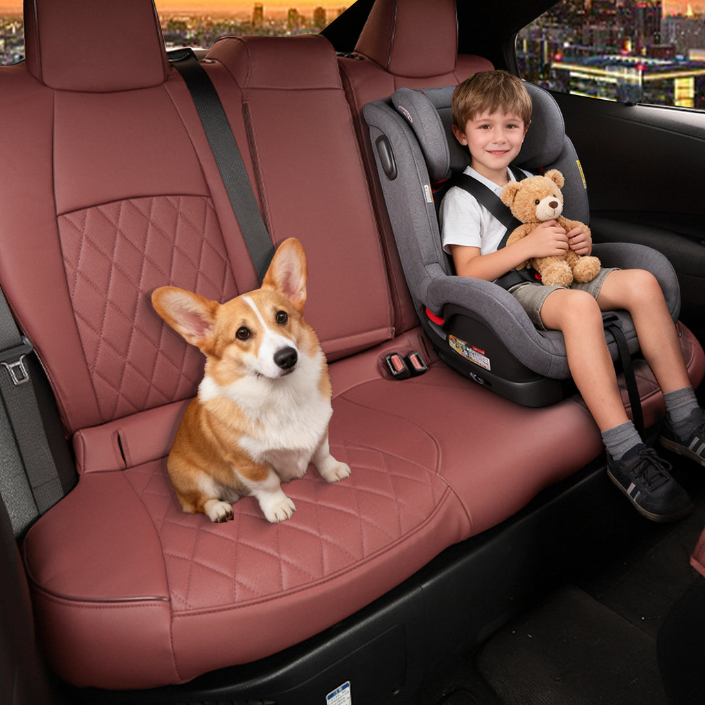 Corolla Car Seat Covers|Custom-fit Leatherette|2014-2026|CustomCover