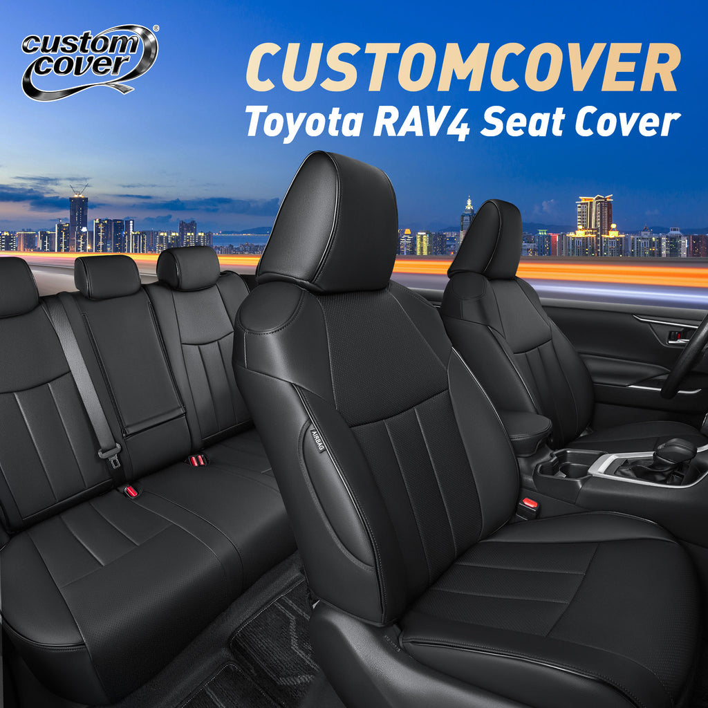 Rav4 Seat Covers|Custom-fit Leatherette|2013-2025|CustomCover