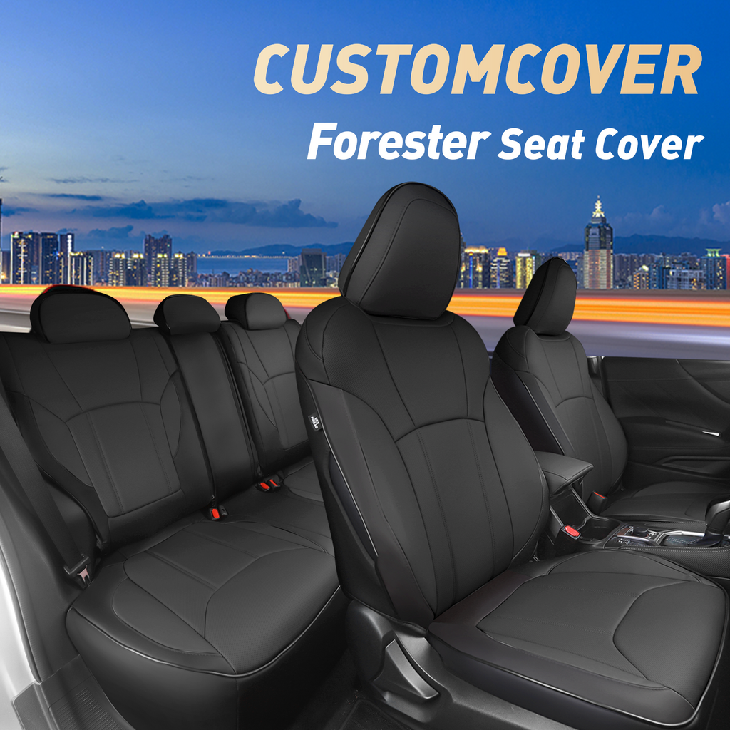 Forester Seat Covers|Custom-fit Leatherette|2014-2024|CustomCover