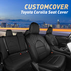 Camry Seat Covers|Custom-fit Leatherette|2018-2025|CustomCover