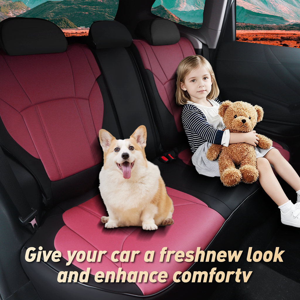 Forester Seat Covers|Custom-fit Leatherette|2014-2024|CustomCover