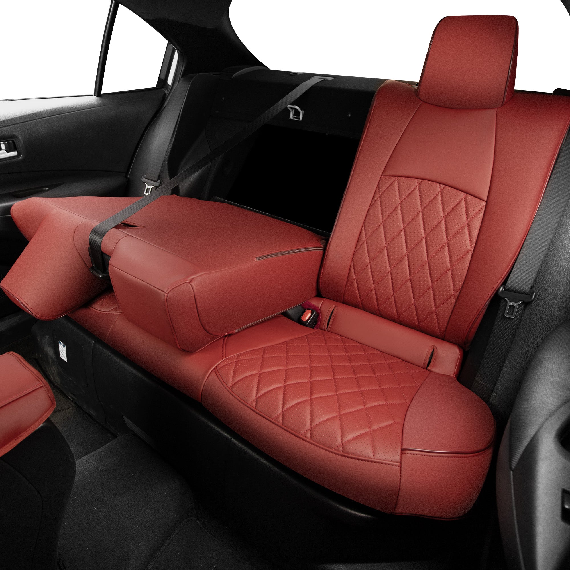 Juego de fundas para asientos de coche Corolla, cobertura total, cuero 