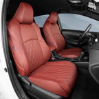 Juego de fundas para asientos de coche Corolla, cobertura total, cuero 
