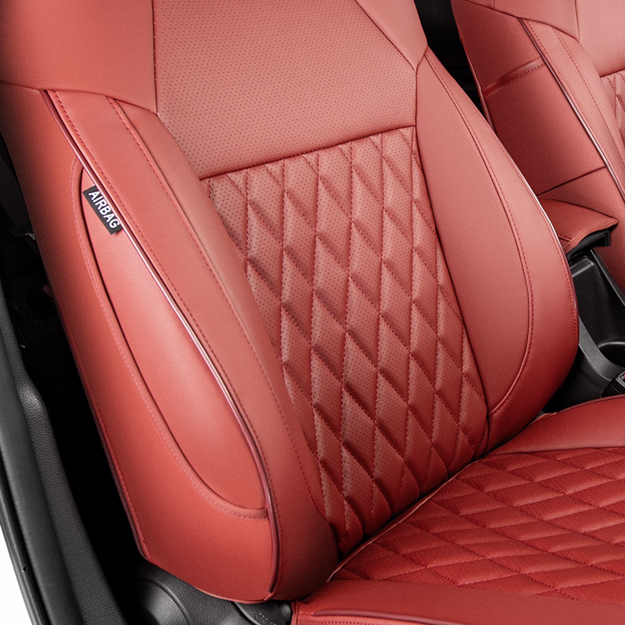 Juego de fundas para asientos de coche Corolla, cobertura total, cuero 