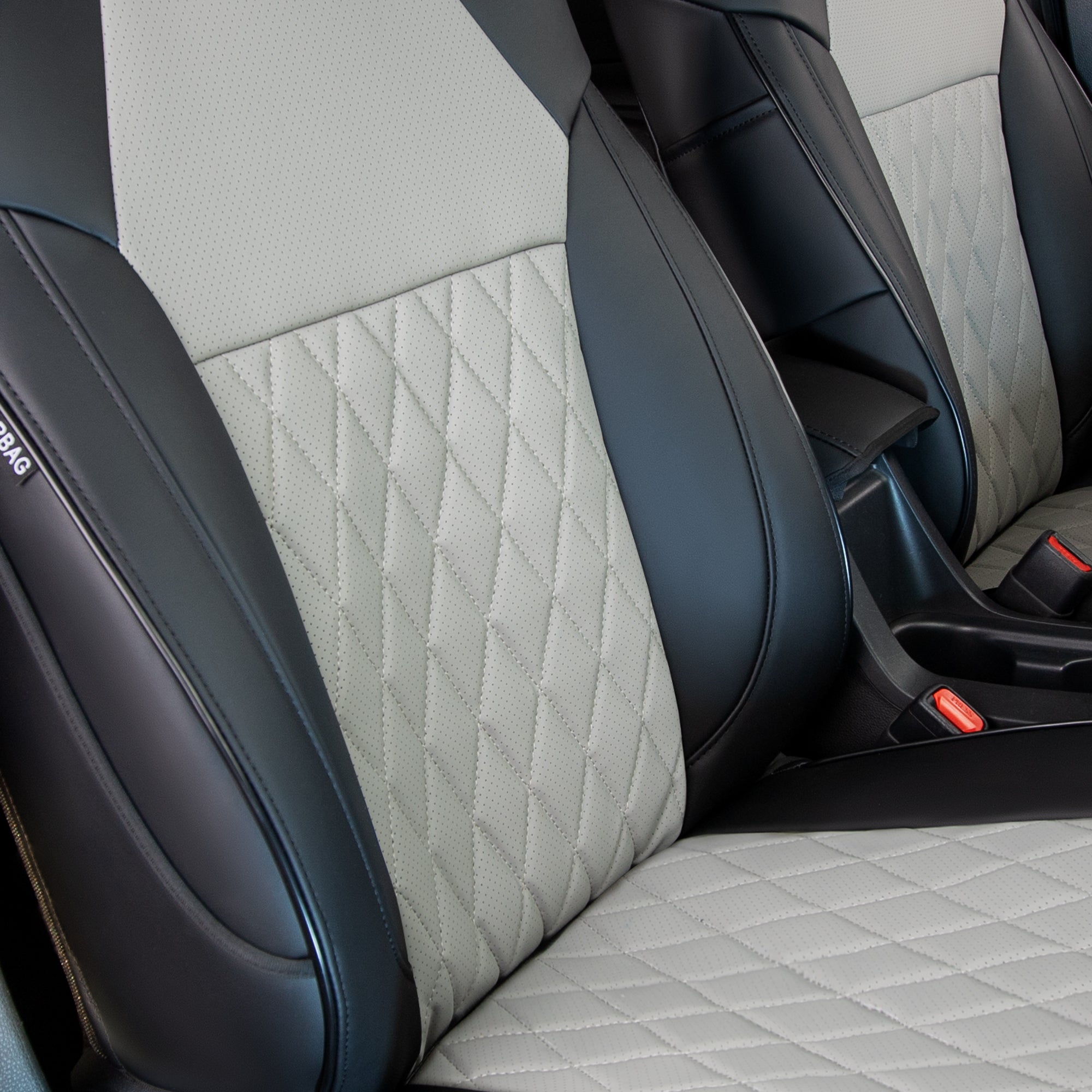 Juego de fundas para asientos de coche Corolla, cobertura total, cuero 