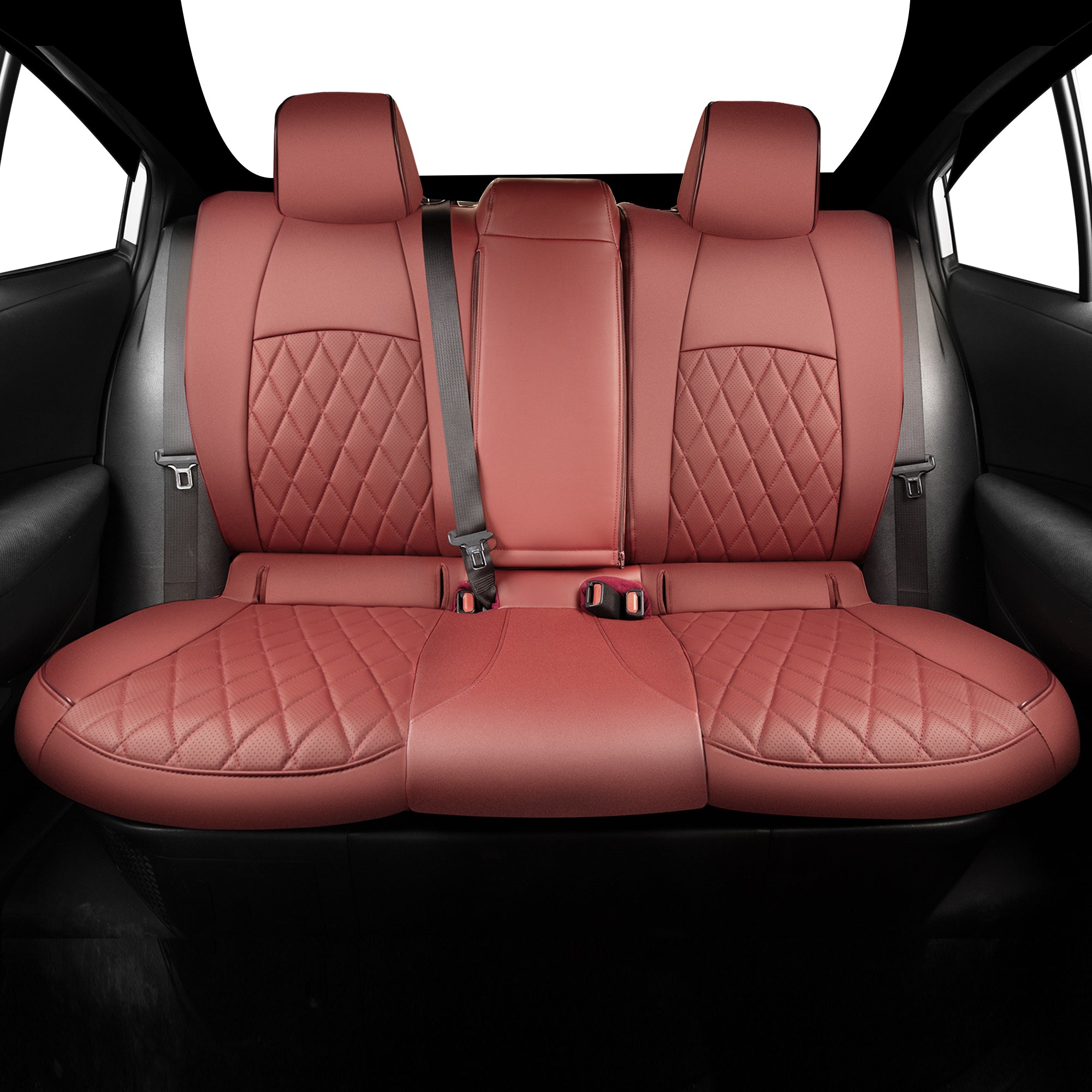 Juego de fundas para asientos de coche Corolla, cobertura total, cuero 