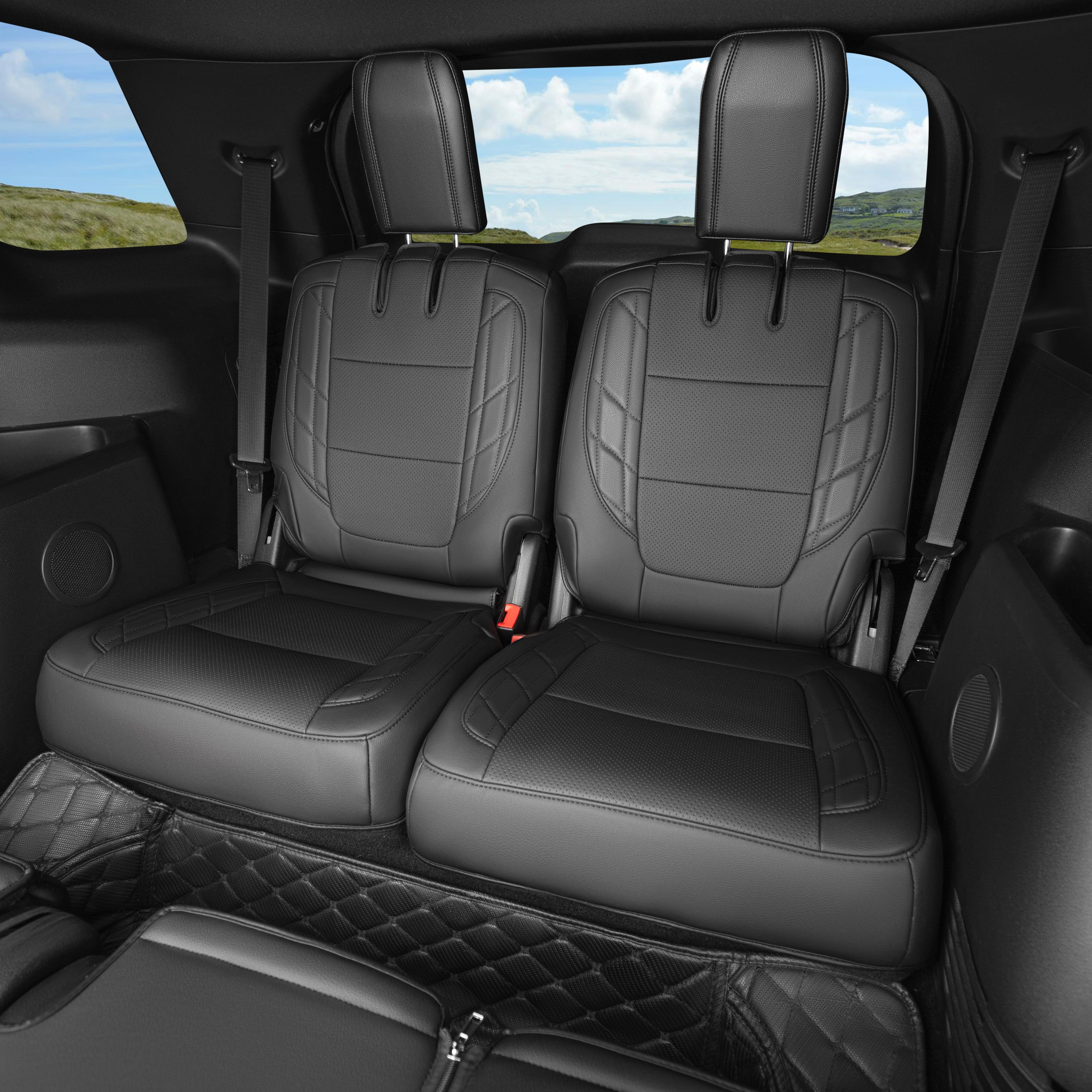 Ford Explorer Seat Covers|Custom-fit Leatherette|2020-2026|CustomCover