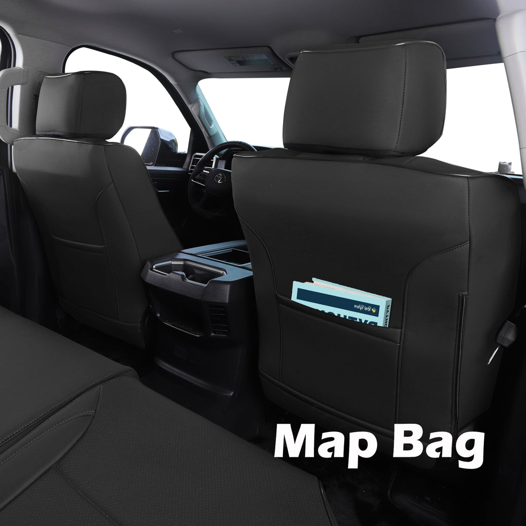 Tundra Seat Cover|Custom-fit Leatherette|2022-2025|CustomCover