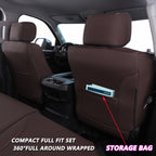 Tundra Seat Cover|Custom-fit Leatherette|2022-2025|CustomCover