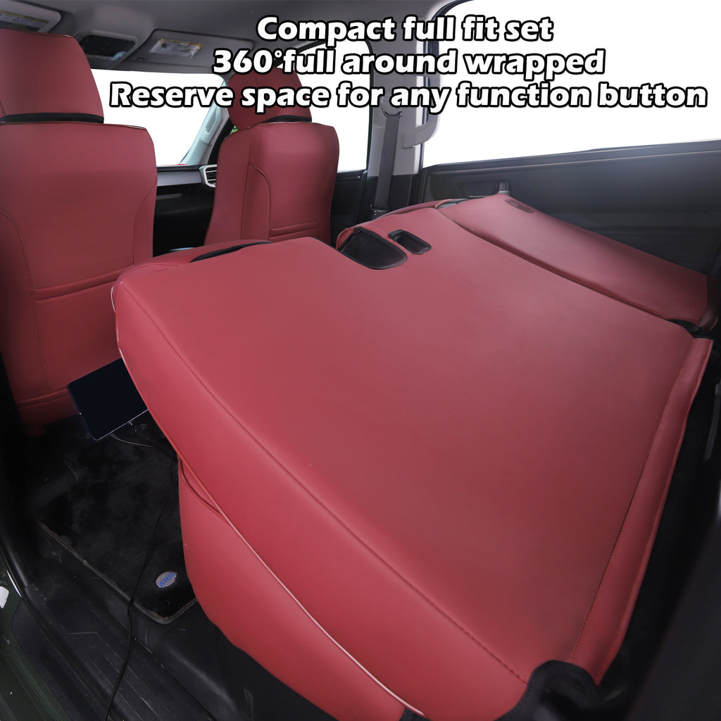 Tundra Seat Cover|Custom-fit Leatherette|2022-2025|CustomCover