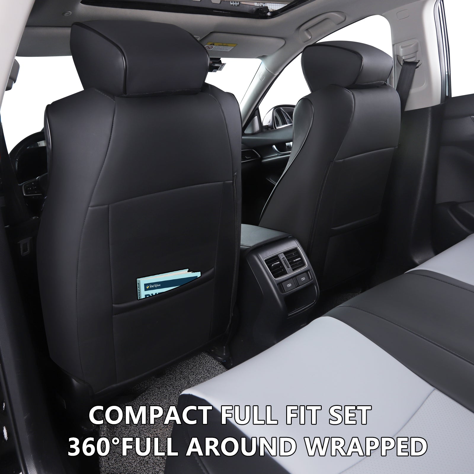 Accord Seat Cover|Custom-fit Leatherette|2018-2025|CustomCover