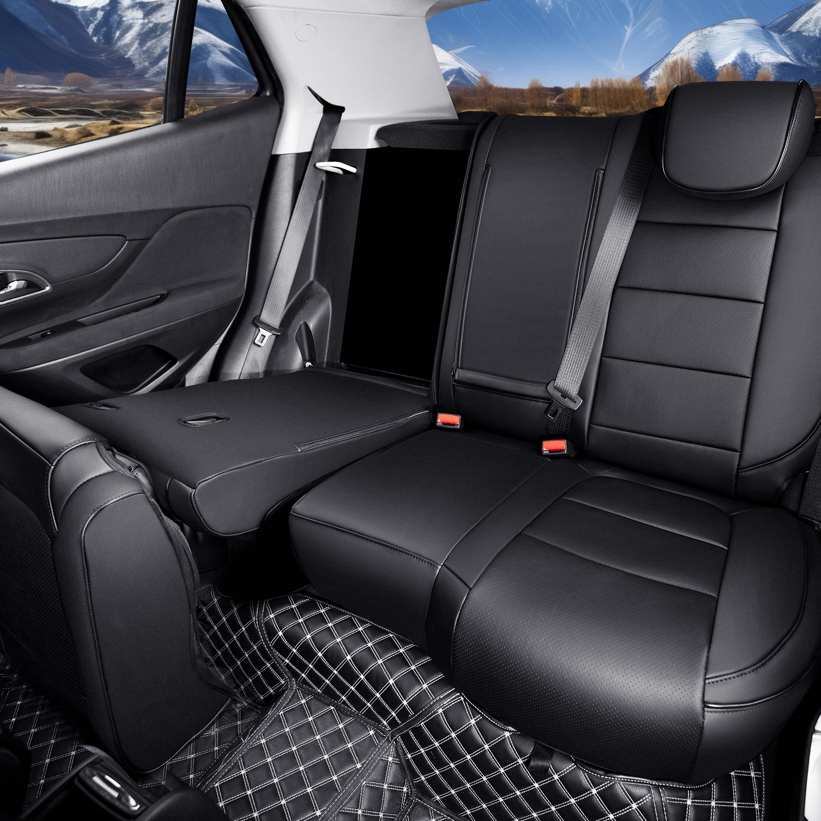 Custom-fit leatherette seat covers for Buick Encore 2013-2025