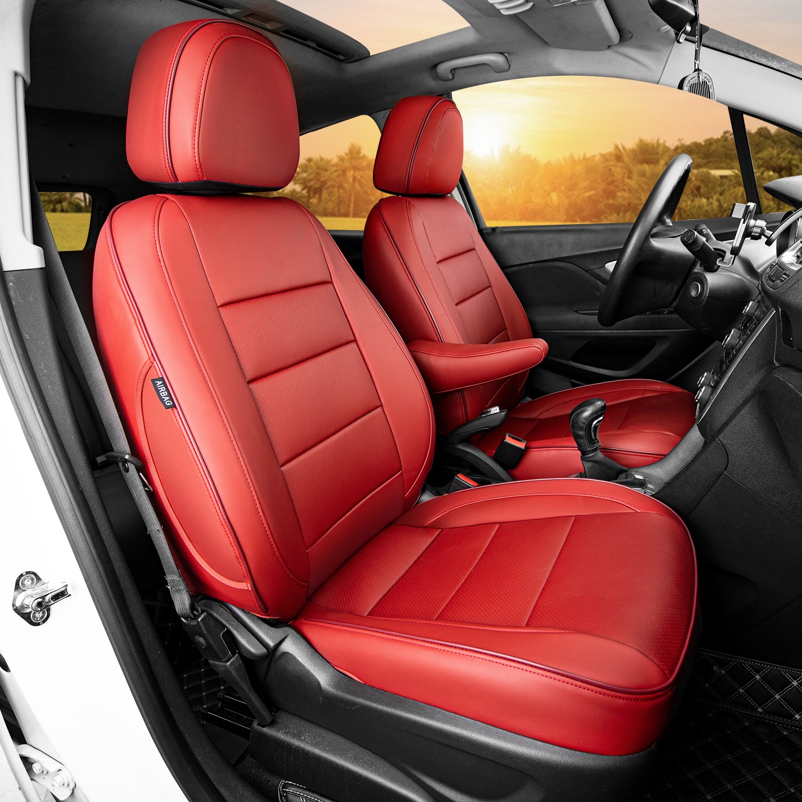 Custom-fit leatherette seat covers for Buick Encore 2013-2025