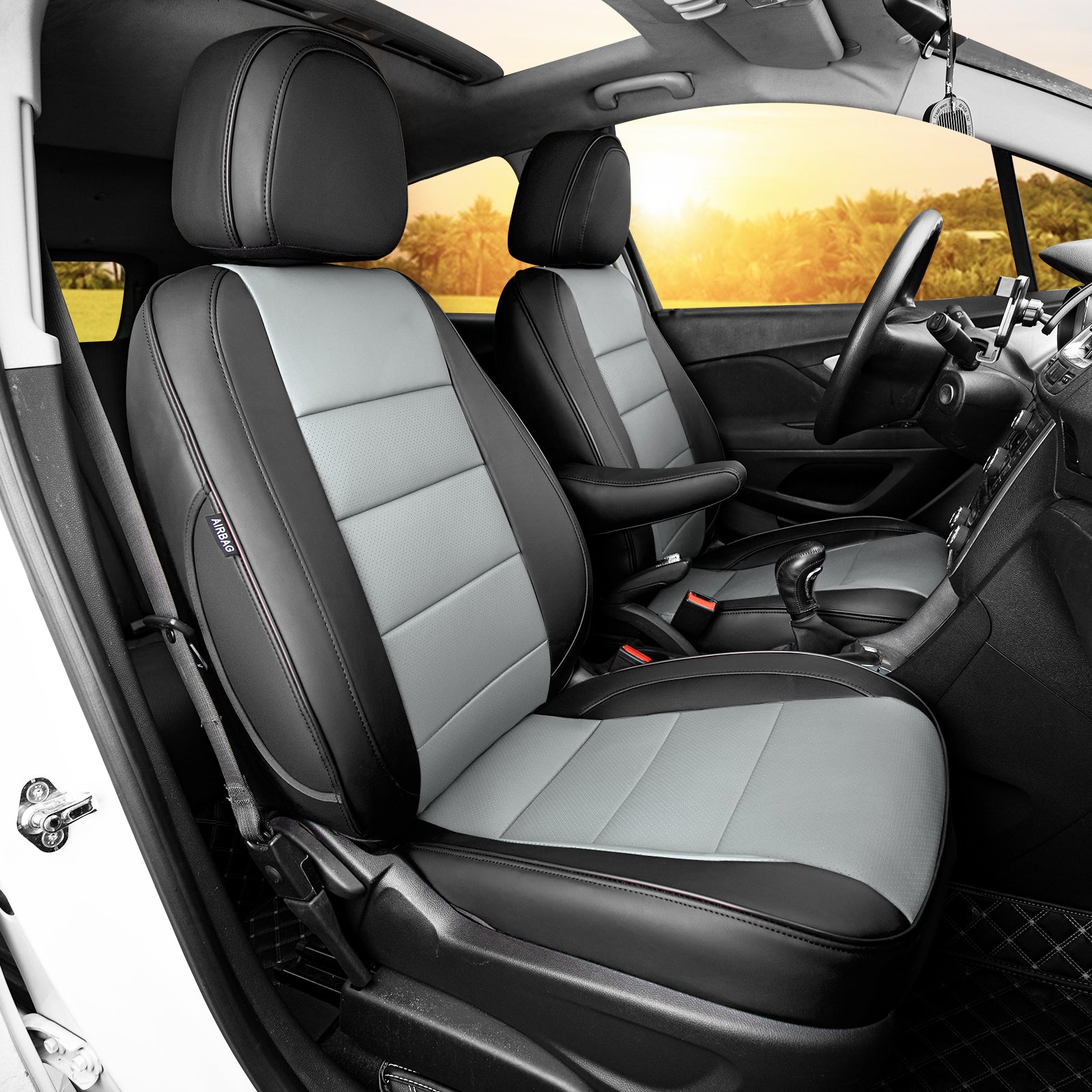 Custom-fit leatherette seat covers for Buick Encore 2013-2025