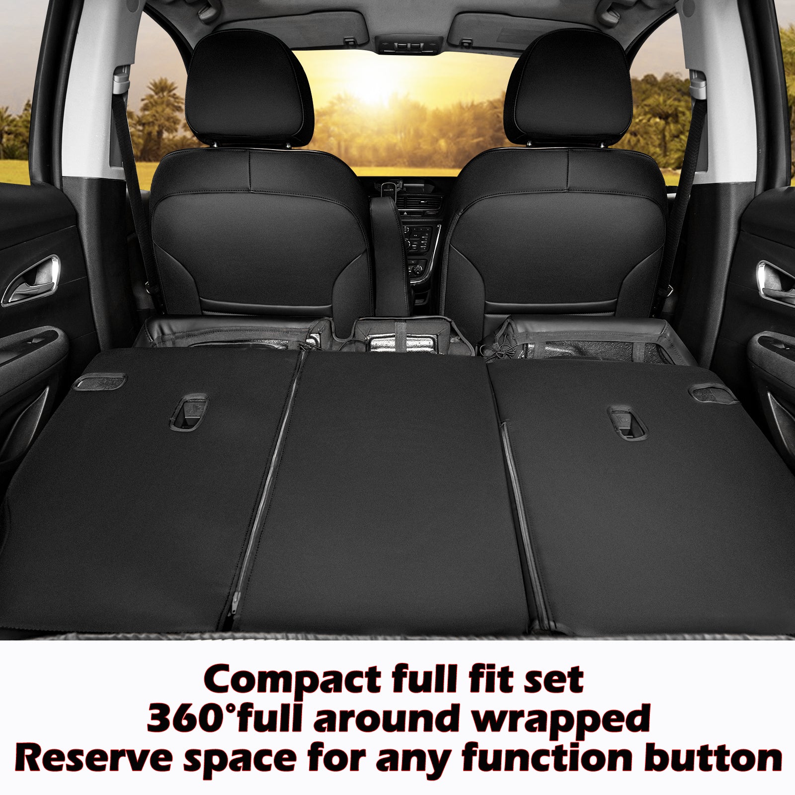Custom-fit leatherette seat covers for Buick Encore 2013-2025