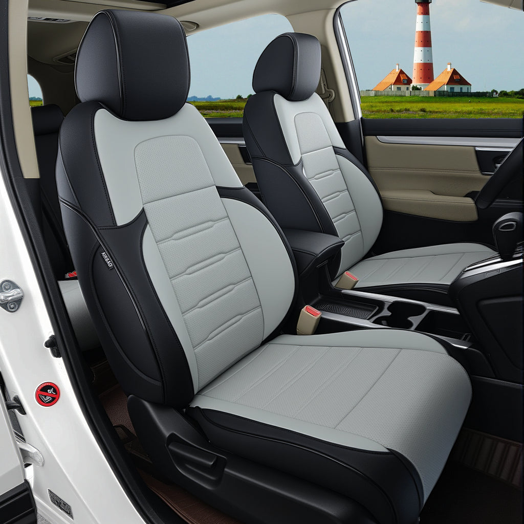CRV Car Seat Covers|Custom-fit Leatherette|2012-2026|CustomCover