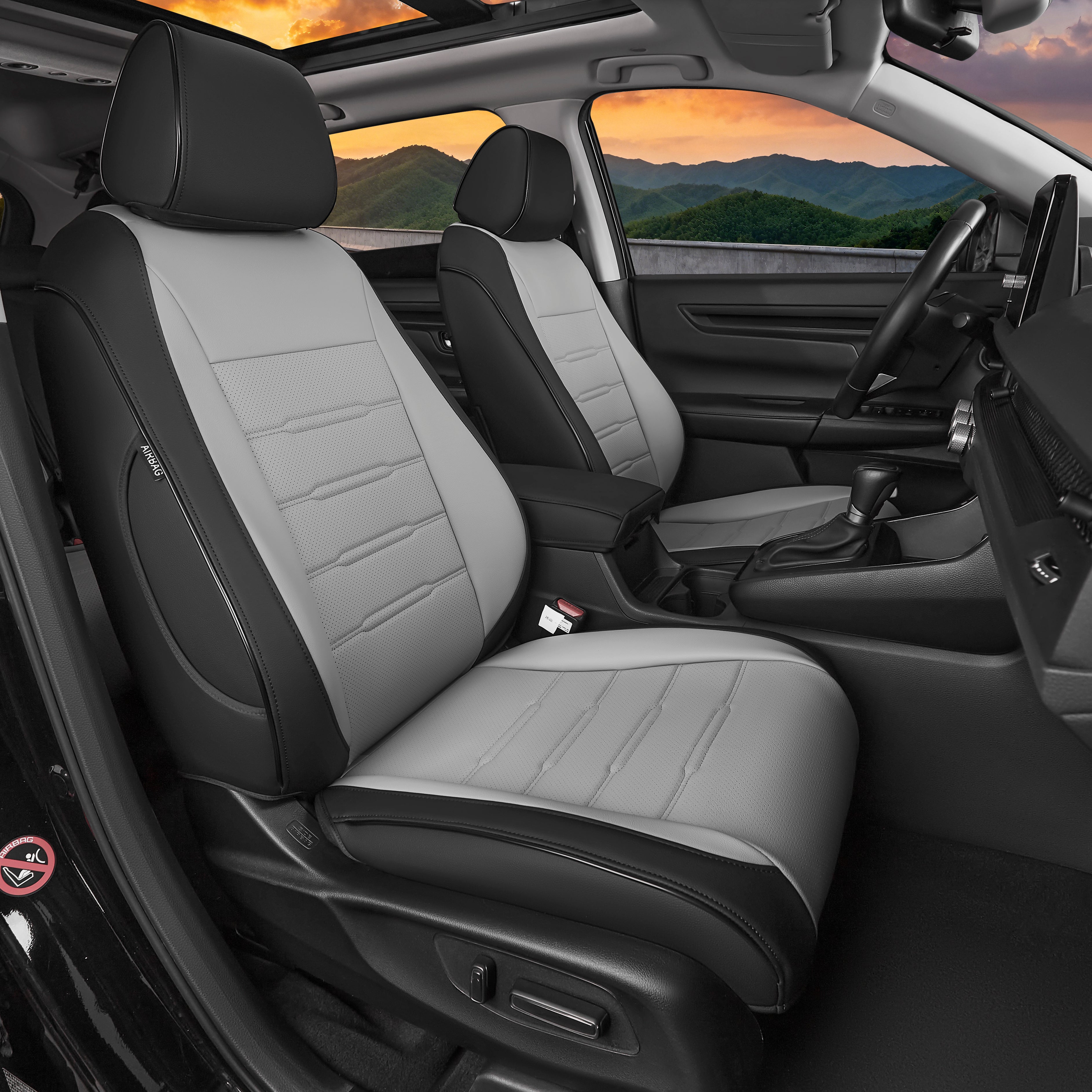 Custom-fit leatherette seat covers for Honda CRV 2012-2026
