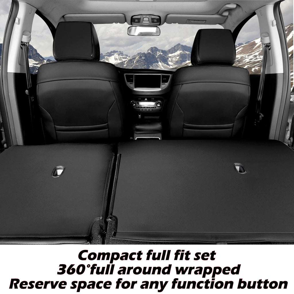 Custom-fit leatherette seat covers for Hyundai Tucson 2010-2025
