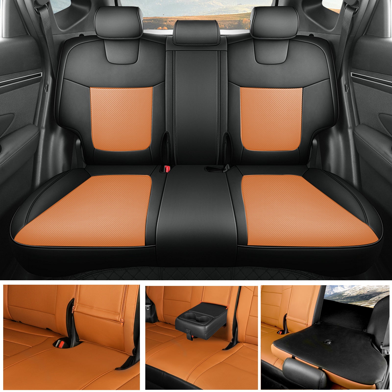 Custom-fit leatherette seat covers for Hyundai Tucson 2010-2025