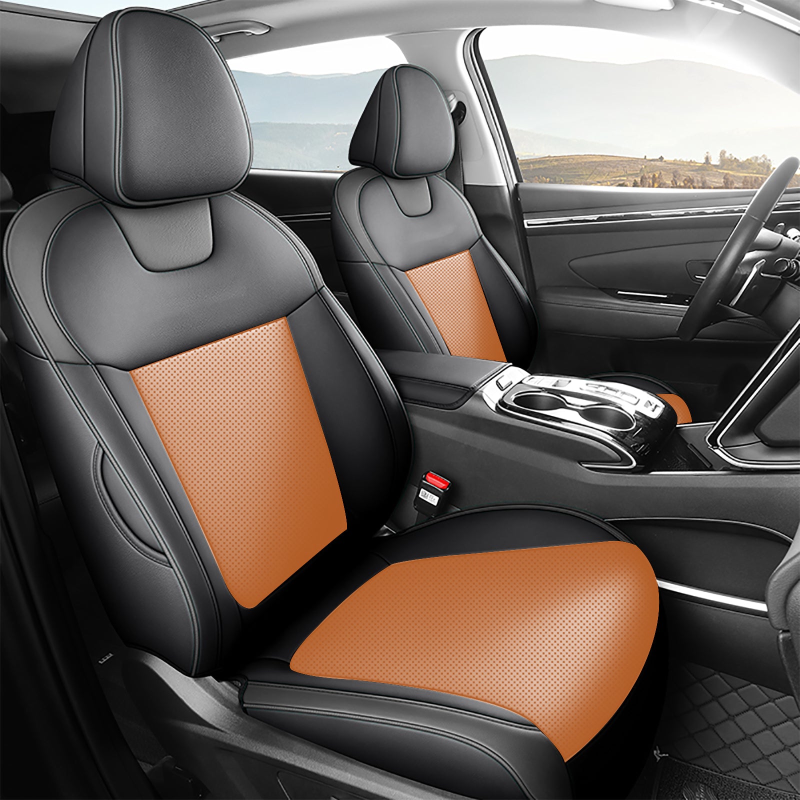Custom-fit leatherette seat covers for Hyundai Tucson 2010-2025